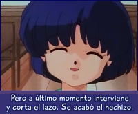 Akane sonriendo.