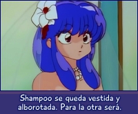 Shampoo no consigue casarse con Ranma.