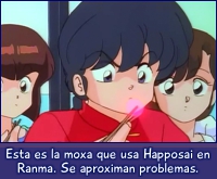 La moxa que costará a Ranma sus poderes.