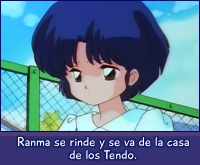 Ranma parte de Nerima, no se ha despedido de Akane.