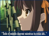 Suzumiya haruhi - todo el mundo duerme mientras ella está ahí